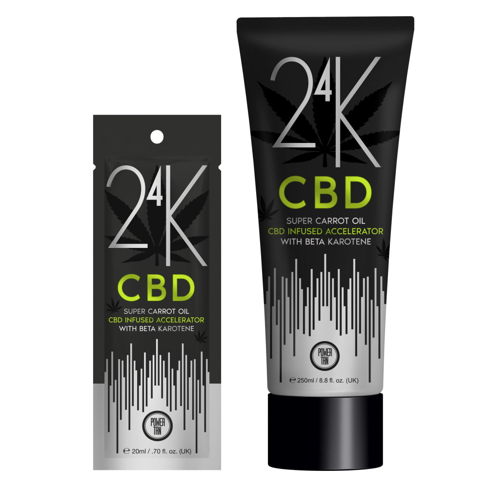 Power Tan 24K Silver Super Carrot-Oil