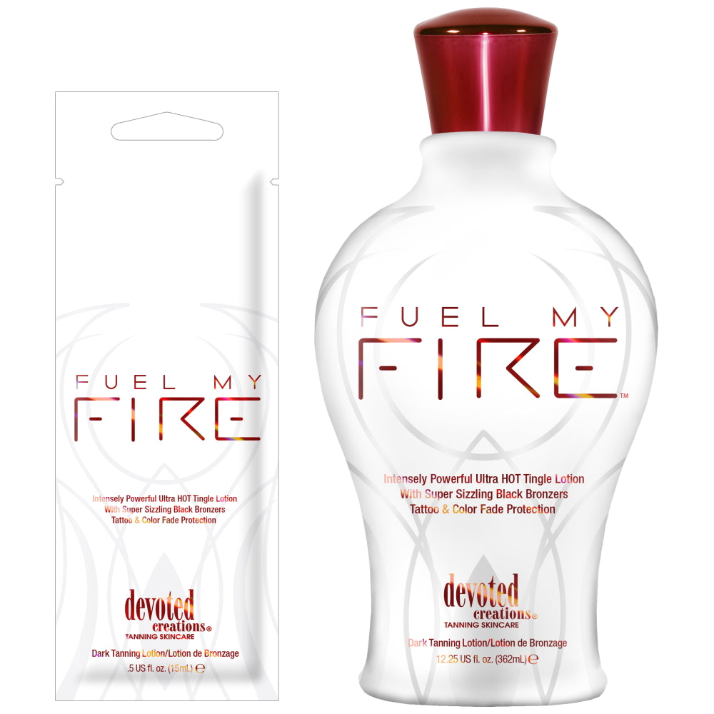 Devoted Creations Fuel My Fire | Ultra-Hot Tingle Bronzer for Extreme Dark Colour