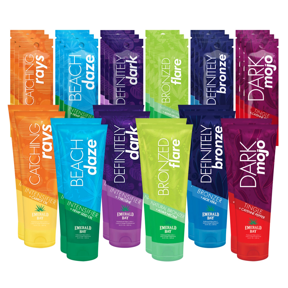 Emerald Bay Starter Kit 2024 – 12 Bottles + 18 Sachets Free
