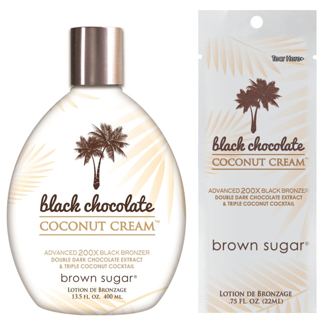 Tan Inc Black Chocolate Coconut Cream – Advanced 200X Black Bronzer - product photograph