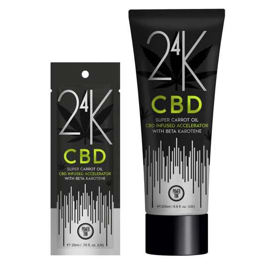 Power Tan 24K Silver Super Carrot-Oil