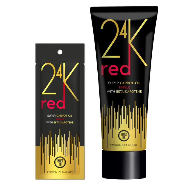Power Tan 24K Red Super Carrot-Oil  – Blush Tingle Accelerator - product photograph