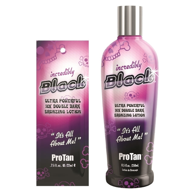 Pro Tan Incredibly Black – Ultra Powerful 10X Double Dark Bronzing Lotion (No Tingle) - product photograph
