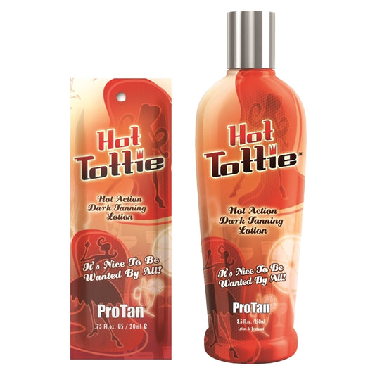 Pro Tan Hot Tottie – Hot Action Dark Tanning Lotion (No Bronzers)