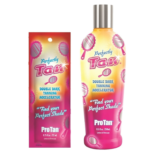 Pro Tan Perfectly Tan – Double Dark Tanning Accelerator (No Bronzers / No Tingle)