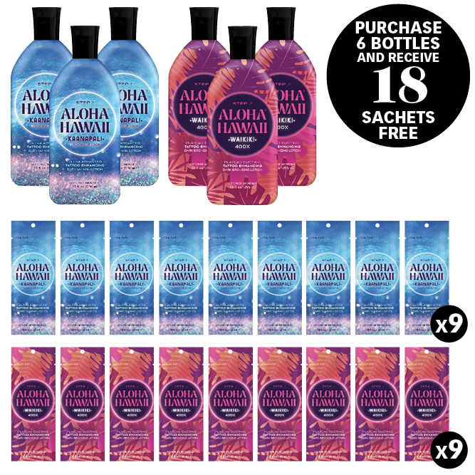 Tan Incorporated Aloha Hawaii Intro Kit Deal 24 Pcs photo