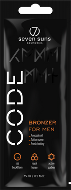 7Suns Code Bronzer for Men 15ml sachet photograph