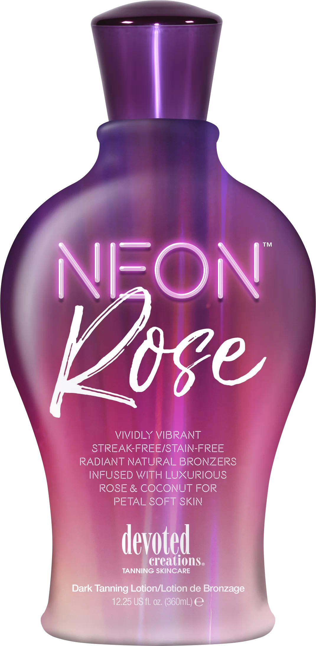 Devoted Creations Neon Rose Ultra-Dark Bronzing Lotion 360ml