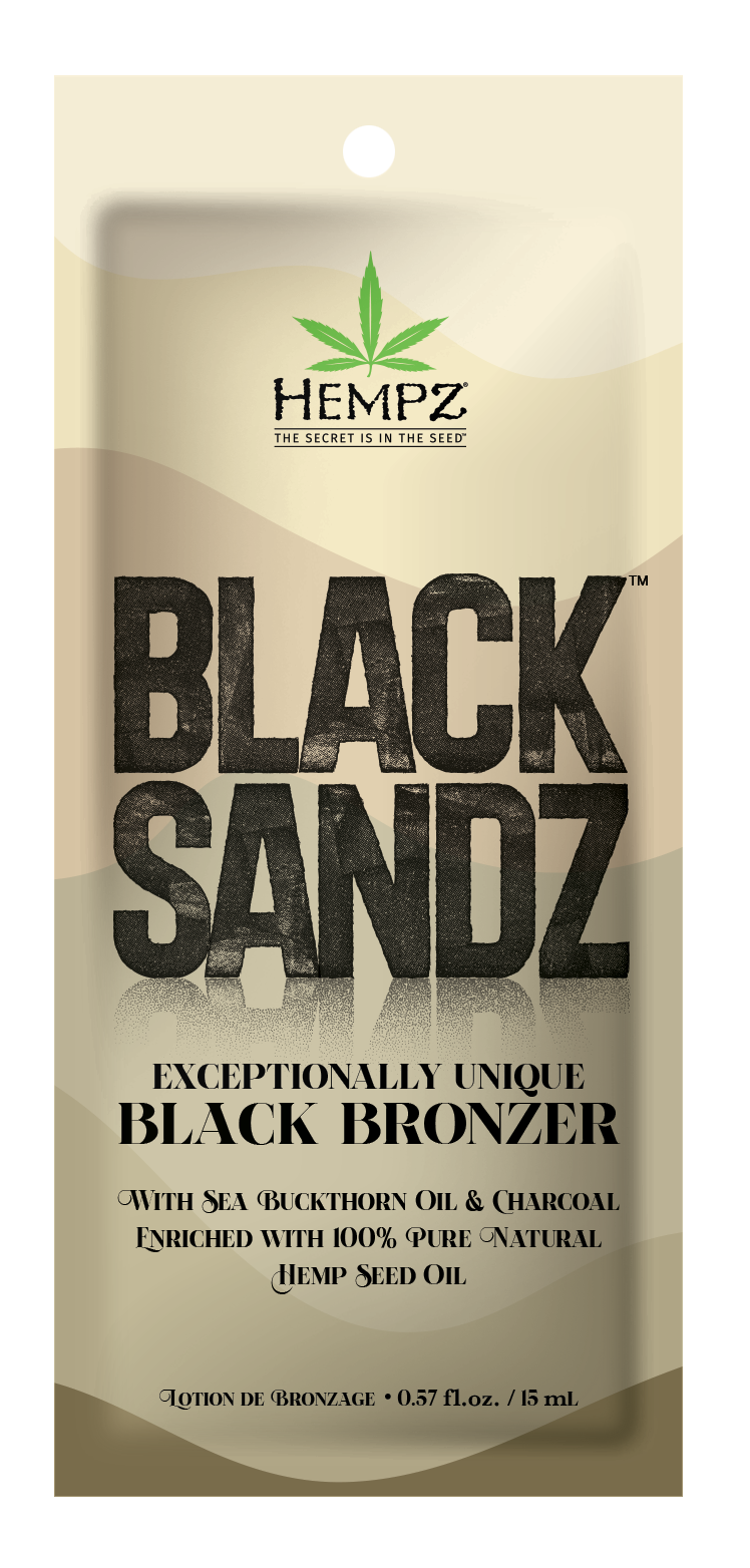 Hempz Black Sandz – Exceptionally Unique Black Bronzer with Sea Buckthorn & Charcoal - product photograph