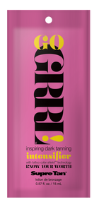 Supre Tan Go GRRL! – Inspiring Dark Tanning Intensifier 15ml sachet photograph