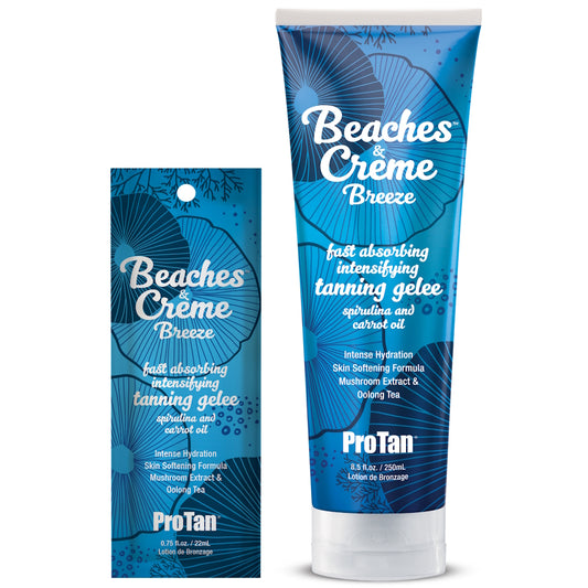Pro Tan Beaches & Crème Breeze – Fast Absorbing Intensifying Tanning Gelée