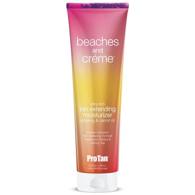 Pro Tan Beaches & Crème Ultra Rich Tan Extending Moisturiser – With Carrot Oil & Ginseng - product photograph