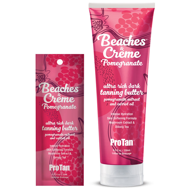 Pro Tan Beaches & Crème Pomegranate – Ultra Rich Dark Tanning Butter - product photograph
