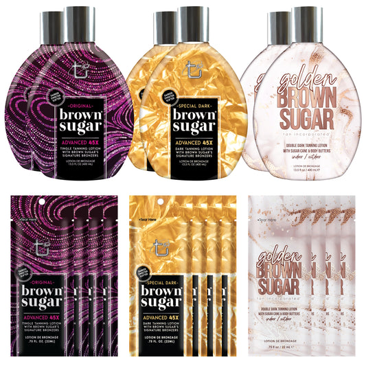 Tan Inc Brown Sugar Deal – 6 Bottles + 12 FREE Sachets