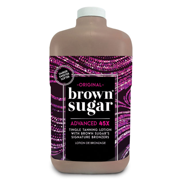 Tan Inc Original Dark Brown Sugar – Half US Gallon (1892ml) with Pump Bronzer/Tingle - product photograph