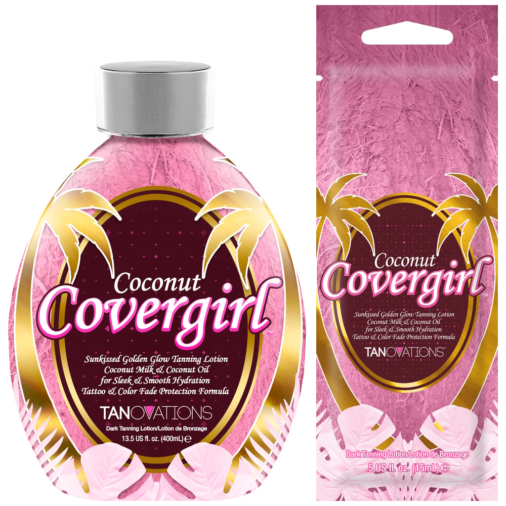 Tanovations Coconut Covergirl™ – Sunkissed Golden Glow Tanning Lotion