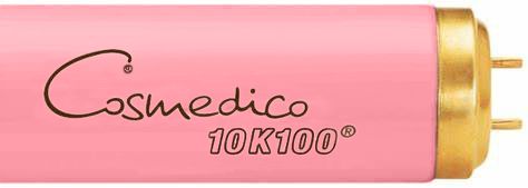 Cosmedico 10K100 Pink box of 25 professional sunbed lamps — original BlissDirect photo