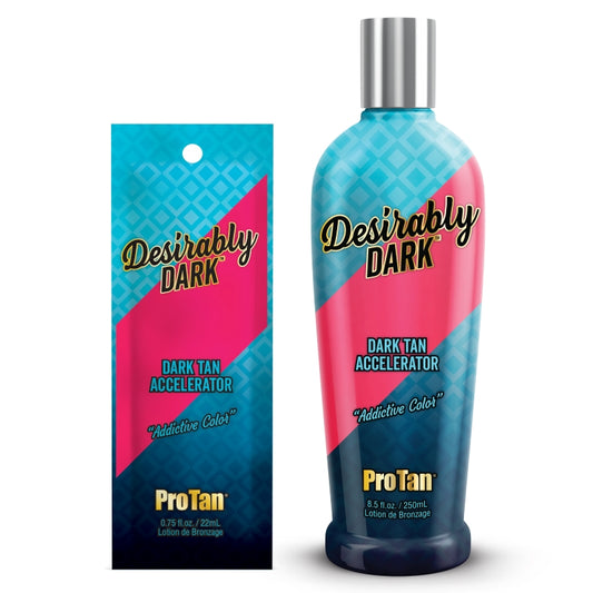 Pro Tan Desirably Dark – Dark Tan Accelerator (No Bronzers / No Tingle)
