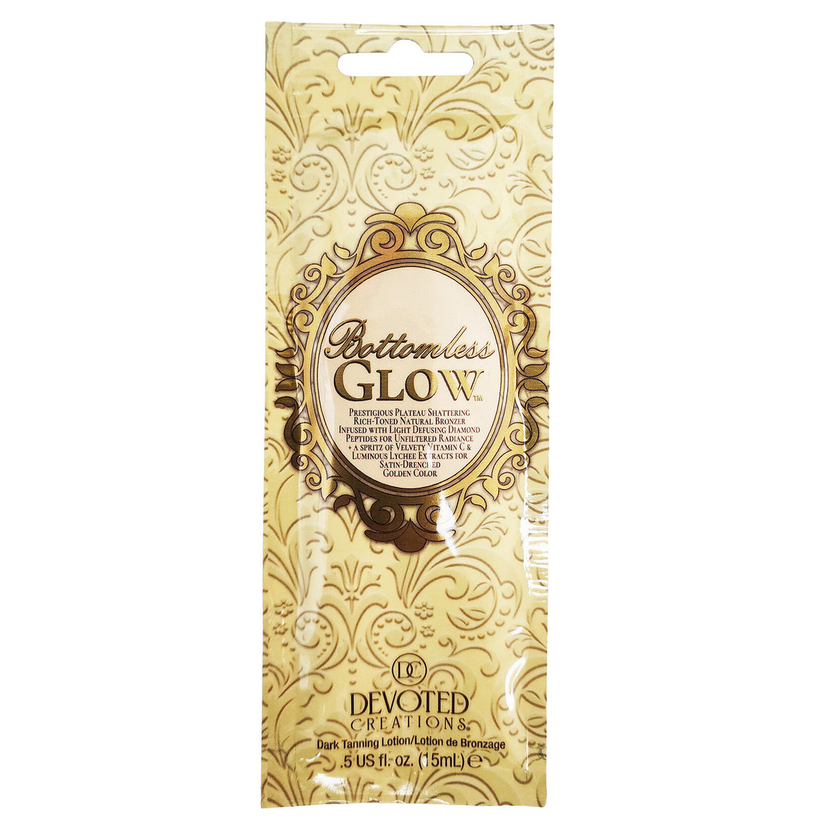 Devoted Creations Bottomless Glow 400ml DHA-free natural bronzer bottle