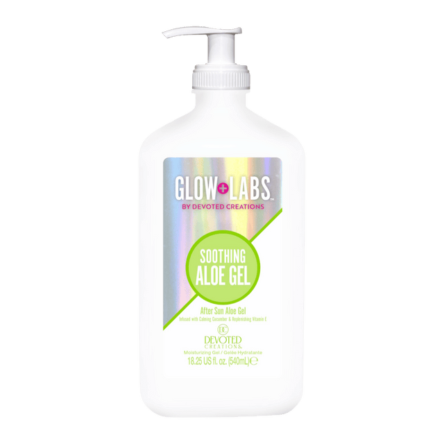 Devoted Creations Glow Labs soothing aloe gel 540ml bottle
