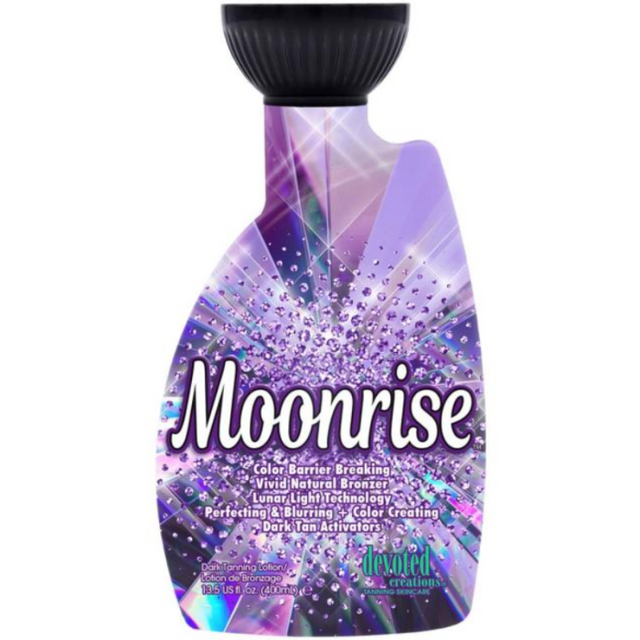 Devoted Creations Moonrise DHA-free natural bronzer 400ml purple bottle