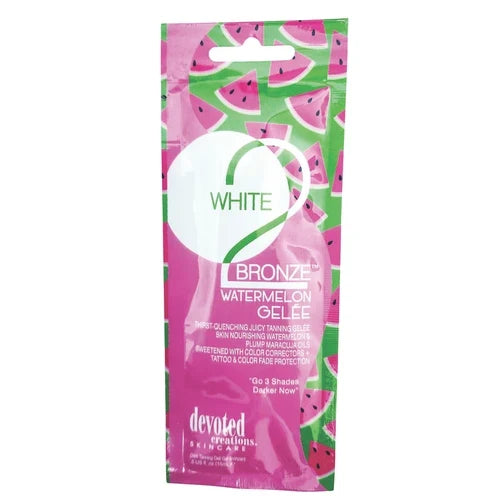 Devoted Creations White 2 Bronze Watermelon Gelée | Hydrating Tanning Gel - product photograph