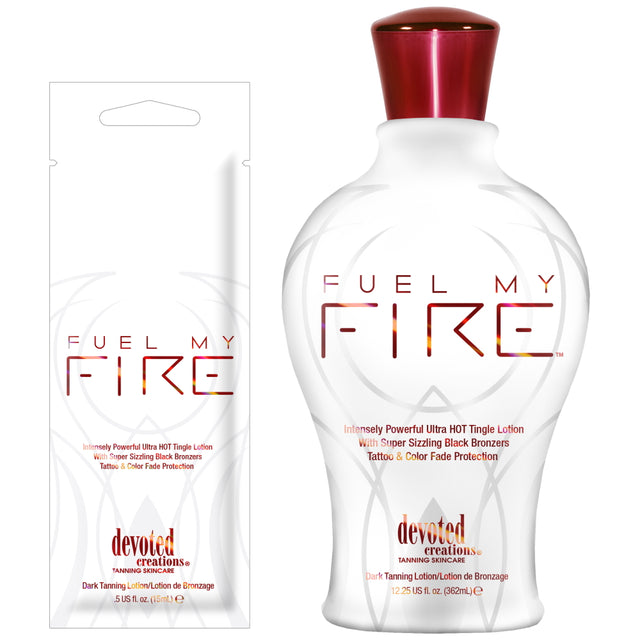 Devoted Creations Fuel My Fire | Ultra-Hot Tingle Bronzer for Extreme Dark Colour - product photograph
