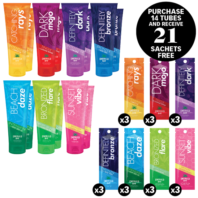 Emerald Bay Intro Kit with seven bottle ranges authentic BlissDirect deal image