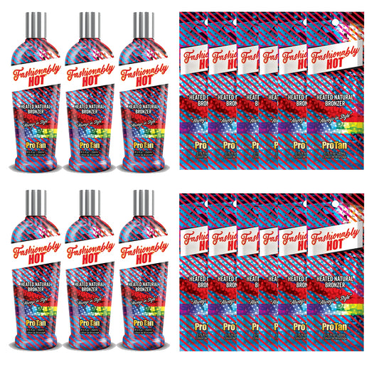 Pro Tan Fashionably Hot Deal – Buy 6 bottles & get 12 FREE sachets!