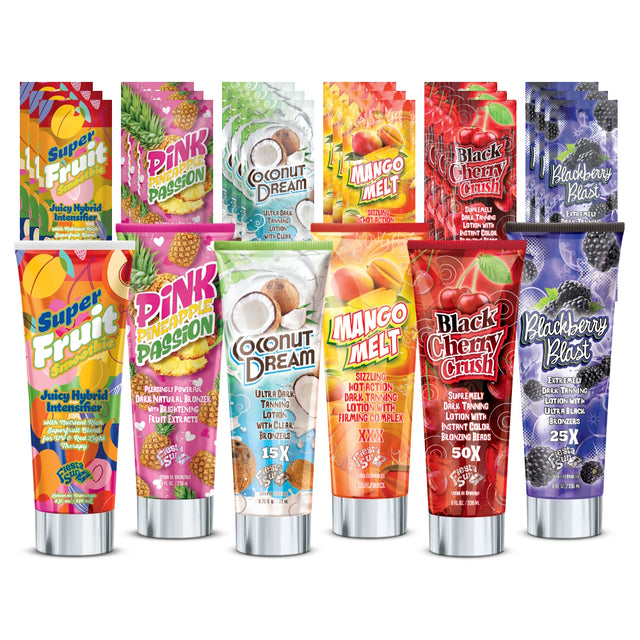 Fiesta Sun Fruity Intro Kit 2025 – 6 Tubes + 18 Free Sachets - product photograph