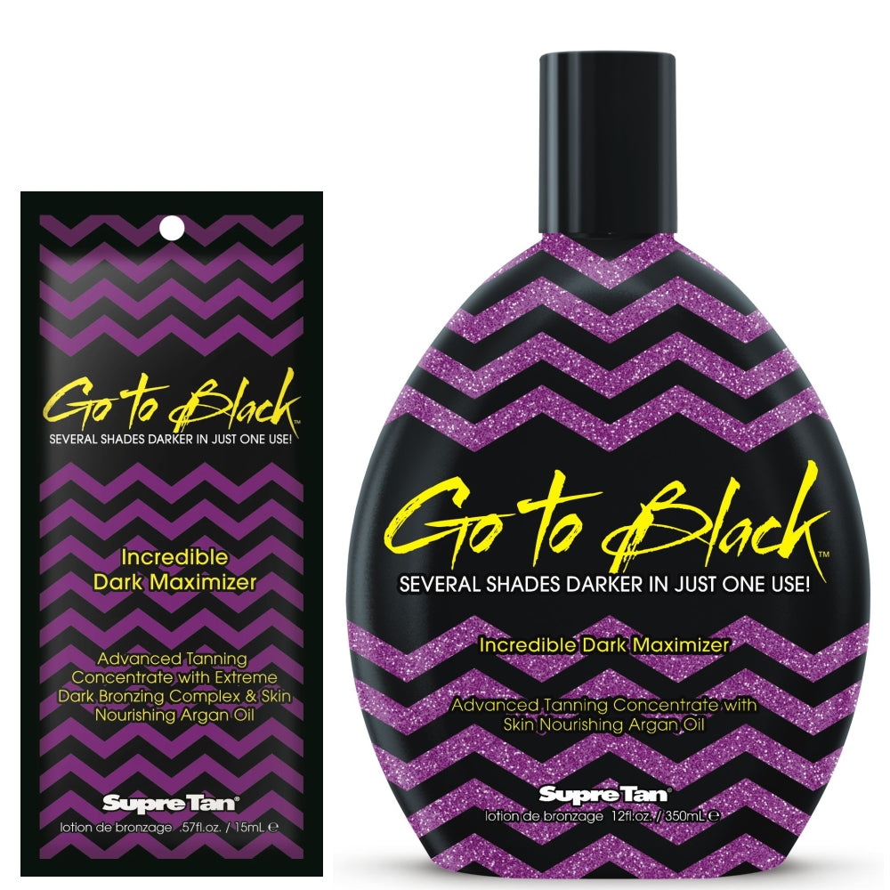 Supre Tan Go To Black – Advanced Dark Tanning Maximizer - product photograph