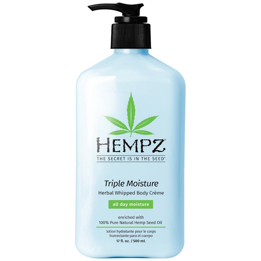 Hempz Triple Moisture Herbal Whipped Body Creme — All-Day Hydration & Radiance