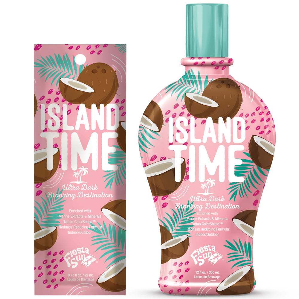 Fiesta Sun Island Time – Ultra Dark Bronzer with Antioxidants & Tattoo Protection - product photograph