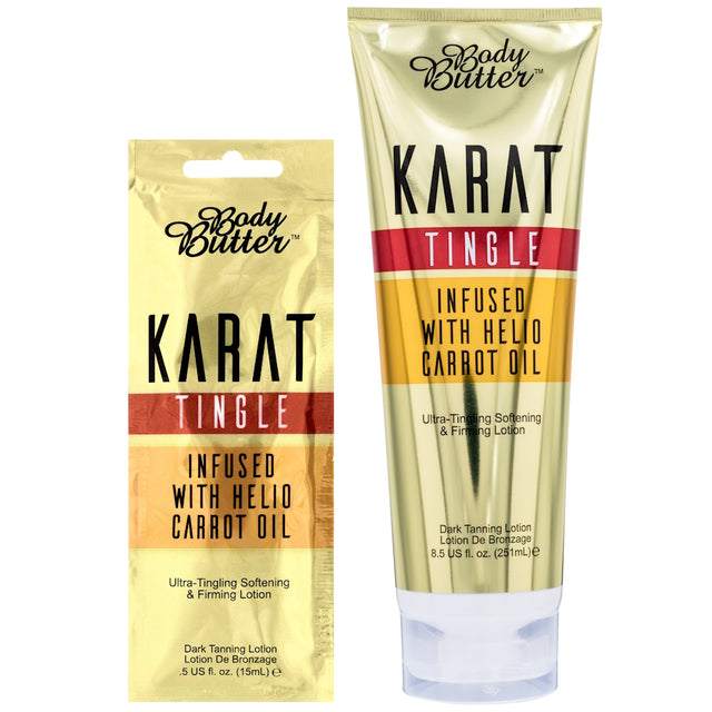 Body Butter Karat Tingle – Ultra Tingle & Firming Lotion (For Advanced Tanners) - product photograph