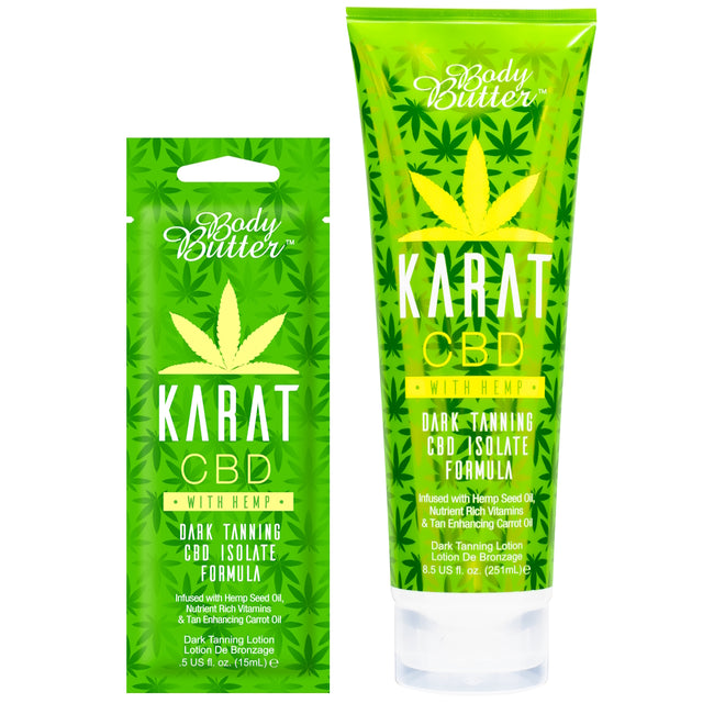 Body Butter Karat Green Dark Tanning Lotion - product photograph