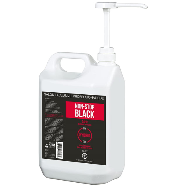 Power Tan Non-Stop Black Hybrid Tingle Gelee 1 US Gallon - product photograph