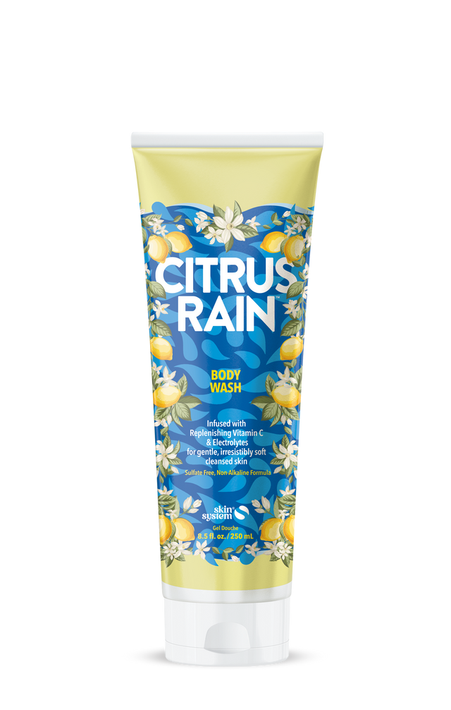 Skin System Citrus Rain Body Wash 250ml yellow blue tube