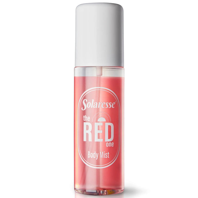 Solaresse The RED One Body Mist – 150ml original colour-coded bottle on clean white background