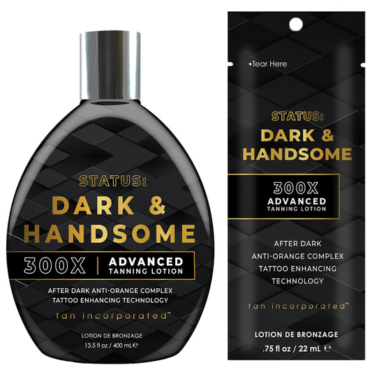 Tan Inc Status Dark & Handsome – 300X Advanced Tanning Lotion