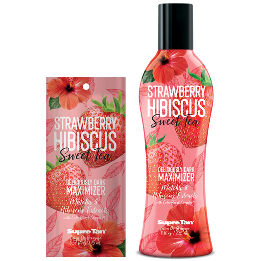 Supre Tan Strawberry Hibiscus Sweet Tea Deliciously Dark Maximizer