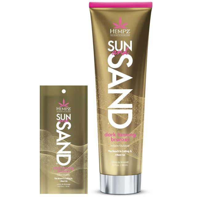 Hempz Sun and Sand Dark Tanning Bronzer - product photograph