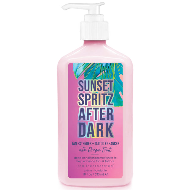 Tan Inc Sunset Spritz After Dark – Tan Extending Moisturiser + Tattoo Enhancer - product photograph