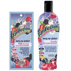Synergy Tan Berry Me Darker 29.5ml sachet and full-size bottle on clean white background