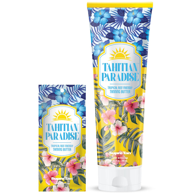 Supre Tan Tahitian Paradise – Tropical Reef Friendly Tanning Butter - product photograph