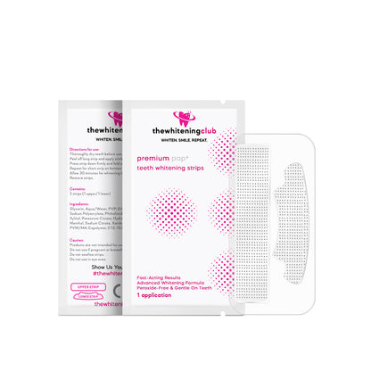 TheWhiteningClub - 14 Applications Teeth Whitening Pack (Non-Peroxide)