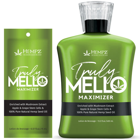 Hempz Truly Mello Maximizer – Hydrating Tanning Maximizer with Anti-Aging Botanicals