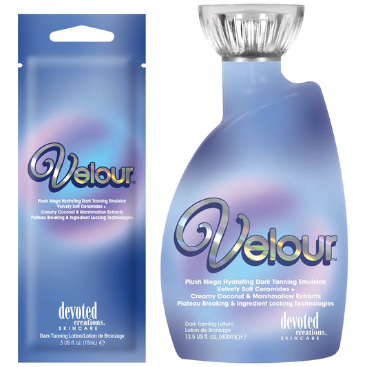 Devoted Creations Velour – Plush Mega Hydrating Dark Tanning Emulsion