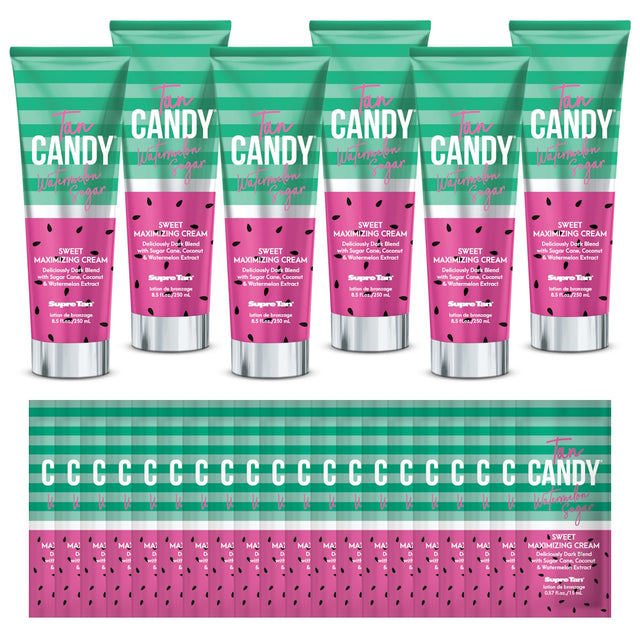 Supre Tan Candy Watermelon Sugar Deal – Buy 6 Get 20 Free Sachets - product photograph