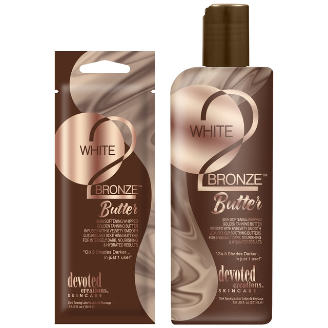 Devoted Creations White 2 Bronze Butter | Luxurious Dark Tanning Butter - product photograph