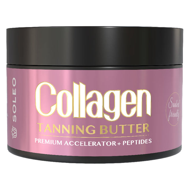 Soleo Collagen Tanning Butter Accelerator – 190ml Tub genuine Tub · 190ml product photo